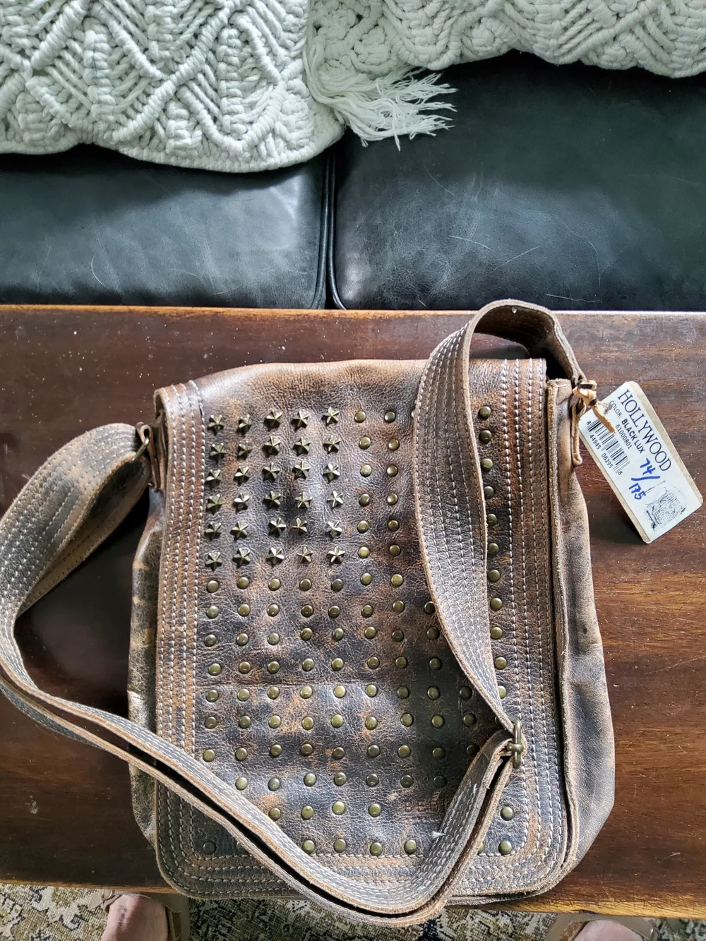 Bed Stu Hollywood studded Crossbody Nwt